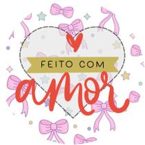 50 100 150 200 unidades adesivo etiqueta tag redondo 3,5 cm feito com amor fofo para cliente modelo