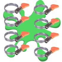 50 Abraçadeiras Mangueira Gas 3/4 Polegada Com Borboleta Top