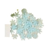 50 Adesivos De Floco De Neve 3D Que Brilham No Escuro Para Quarto Infantil, Decoração De Natal 50 Adesivos De Floco De Neve 3D Que Brilham No Escuro Para Quarto Infantil, Decoração De Natal