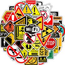 50 Adesivos Placas Sinais Warning Engraçados Informativos Decoração 50 Adesivos Placas Sinais Warning Engraçados Informativos Decoração