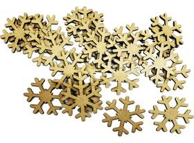 50 Apliques Floco Neve 3x3cm Mdf Crú Artesanatos Festa 50 Apliques Floco Neve 3x3cm Mdf Crú Artesanatos Festa