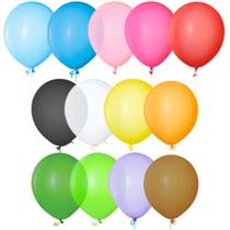 50 Balão Bexiga Liso Profissional Diversas Cores 5 Polegadas
