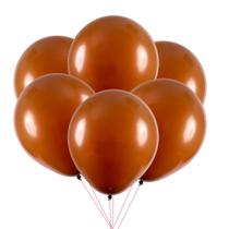 50 Balão Bexigas N9" Decoração Marrom Mais cor e brilho 50 Balão Bexigas N9" Decoração Marrom Mais cor e brilho