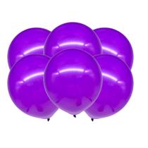 50 Balão Bexigas N9" Decoração Violeta Mais cor e brilho