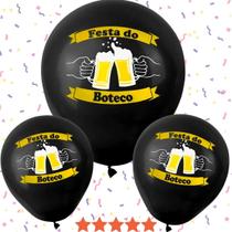 50 Bexigas Tema Festa Boteco Nº 11 Pol Balões Decorado Chopp