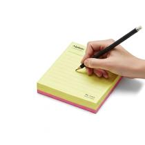 50 Blocos Autoadesivos Memo Notes 76x76mm Amarelo 100 Folhas Para Recados Anotações Revenda Lojista