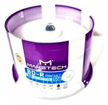 50 BluraMAKETECH Printable 25 Gb 135 Minutos 6x Original