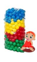 50 Bolinha Piscina Coloridas Brinquedo Infantil Nao Amassa