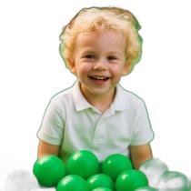 50 Bolinhas De Piscina Verdes Que Não Amassam