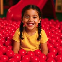 50 Bolinhas De Piscina Vermelhas Que Não Amassam