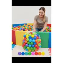 50 Bolinhas Piscina 7cm Cores Vibrantes Diversão Garantida!