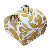 50 Bolsinha Embalagem Doces Finos Sabonetes - Arabesco Dourado