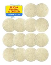 50 Bucha Vegetal Atacado Esfoliação Pop Sponge - Natural Banho