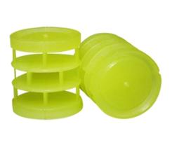 50 Buchas plásticas amarelas recarga cart metal cal 12 com Balote SG