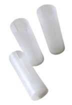 50 Buchas plásticas brancas 14g para enchimento de cartucho plástico tamanho 36