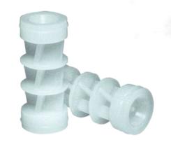 50 Buchas plásticas transparentes para enchimento com Balote, SG, MG cartucho de metal tamanho 32