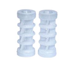 50 Buchas plásticas transparentes para enchimento com Balote, SG, MG cartucho de metal tamanho 36