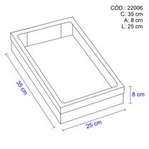 50 caixa visor presente multiuso brigadeiros papel 35x8x25