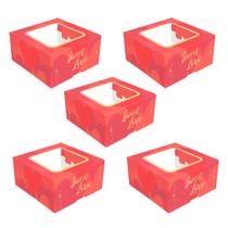 50 CAIXAS C/VISOR P/04 DOCES 4x8x8 CM SWEET LOVE C4895 IDEIA