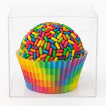 50 caixas de acetato transparente 4x4x4 para 1 mini doce na espessura de 0,21mm 50 caixas de acetato transparente 4x4x4 para 1 mini doce na espessura de 0,21mm