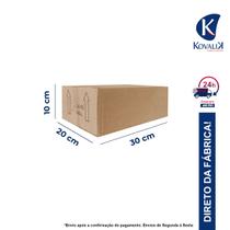 50 Caixas De Papelão Para Correio, Sedex E-commerce 30x20x10 (Produzidas em Papelão Reutilizado) - KOVALIK PEL