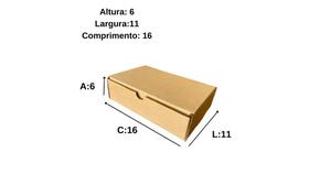 50 Caixas De Papelão para Correio Sedex Pac Ecommerce tamanho 16x11x6
