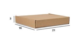 50 Caixas de papelão para envio DVD Livro Games 21x16x3 - Cv8