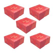 50 CAIXAS P/ 04 DOCES 4x8x8 CM SWEET LOVE C4893 IDEIA