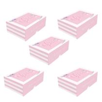 50 CAIXAS P/ 06 DOCES 4x12x8 CM WITH LOVE C4913 IDEIA