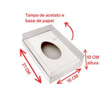 50 Caixas para Ovos de Páscoa Ajustável 250/350/500g 50 Caixas para Ovos de Páscoa Ajustável 250/350/500g