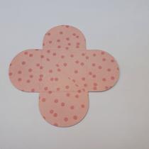 50 Caixetas para doces -Rosa Poá 50 Caixetas para doces -Rosa Poá