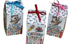 50 Caixinha Presente Dia Dos Professores Lembrancinha 50 Caixinha Presente Dia Dos Professores Lembrancinha