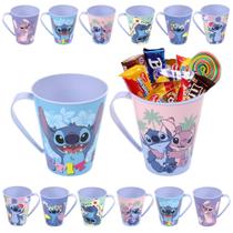 50 Canecas Lembranças Stitch Decoração Festa Infantil Doces