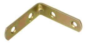 50 Cantoneira P/ Moveis Bicromatizadas 1.1/2 Polegadas.