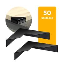 50 Capa Cantoneira Proteção para Transporte MDF Alumínio 15 a 30mm Universal