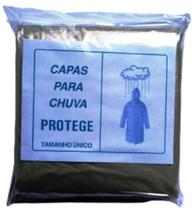 50 Capas de Chuva de Plástico Descartável Transparente