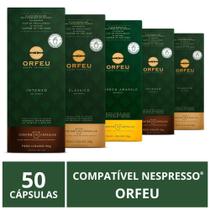 50 Cápsulas Café Orfeu Para Nespresso