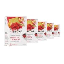 50 Cápsulas de Chá Compatíveis com Nespresso Aroma Hibisco Tropical
