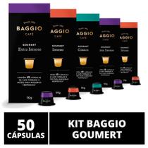 50 Cápsulas Para Cafeteira Nespresso Baggio Café Gourmet 5 caixas 50 Cápsulas Para Cafeteira Nespresso Baggio Café Gourmet 5 caixas
