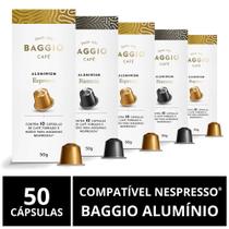 50 Cápsulas para Nespresso Alumínio, Baggio Café