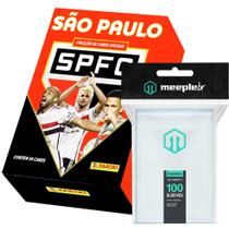 50 Cards Futebol Exclusivos São Paulo SPFC + Slevees - Editora Panini