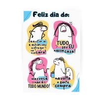 50 Cartões Agradecimento Flork - Dia Das Mães- Tam: 7 x 10 cm