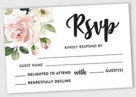 50 Cartões RSVP em Branco com Envelopes Florais 10x15 cm para Casamento e Chá - Inkdotpot 50 Cartões RSVP em Branco com Envelopes Florais 10x15 cm para Casamento e Chá - Inkdotpot