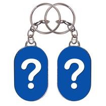 50 Chaveiros Chapinha Personalizados Duas Faces