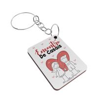 50 Chaveiros MDF Dia dos Namorados Encontro de Casais