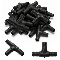 50 Conector Te 5,5 x 3mm Microtubo Irrigação Jardim Estufa 50 Conector Te 5,5 x 3mm Microtubo Irrigação Jardim Estufa