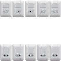 50 Conjunto 2 Interruptores Paralelo 6a + 1 Tomada 10a 250v 50 Conjunto 2 Interruptores Paralelo 6a + 1 Tomada 10a 250v