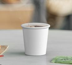 50 Copo Biodegradável 50 Ml Branco Café Expresso / Espresso - Copos Bolha