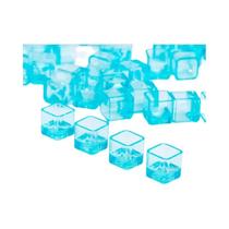 50 Copos Descartáveis De Plástico Transparente Para Tinta De Tatuagem Com Tampas Para Maquiagem E 50 Copos Descartáveis De Plástico Transparente Para Tinta De Tatuagem Com Tampas Para Maquiagem E