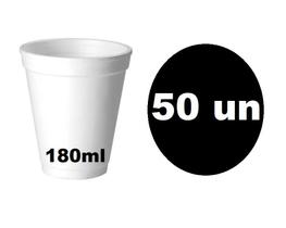 50 Copos Isopor Térmico Bebidas Quentes 180ml Descartável 50 Copos Isopor Térmico Bebidas Quentes 180ml Descartável